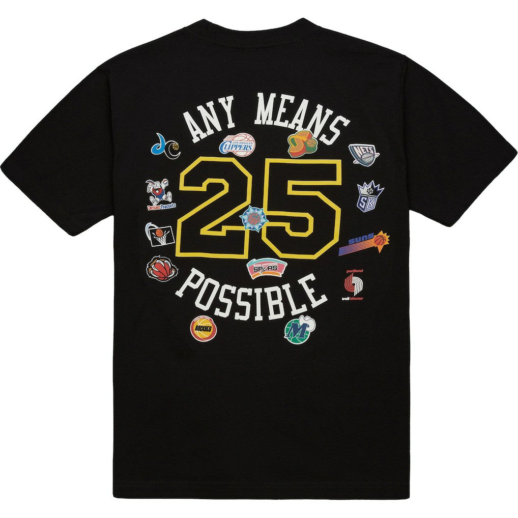 x NBA x AMP T-Shirt Black | Mitchell & Ness Near Me