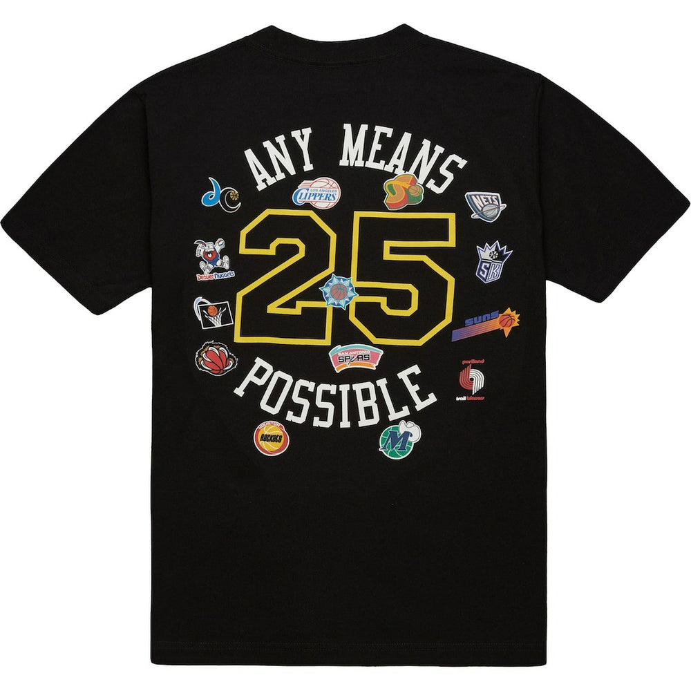 x NBA x AMP T-Shirt Black | Mitchell & Ness Near Me
