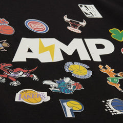 x NBA x AMP T-Shirt Black | Mitchell & Ness Near Me