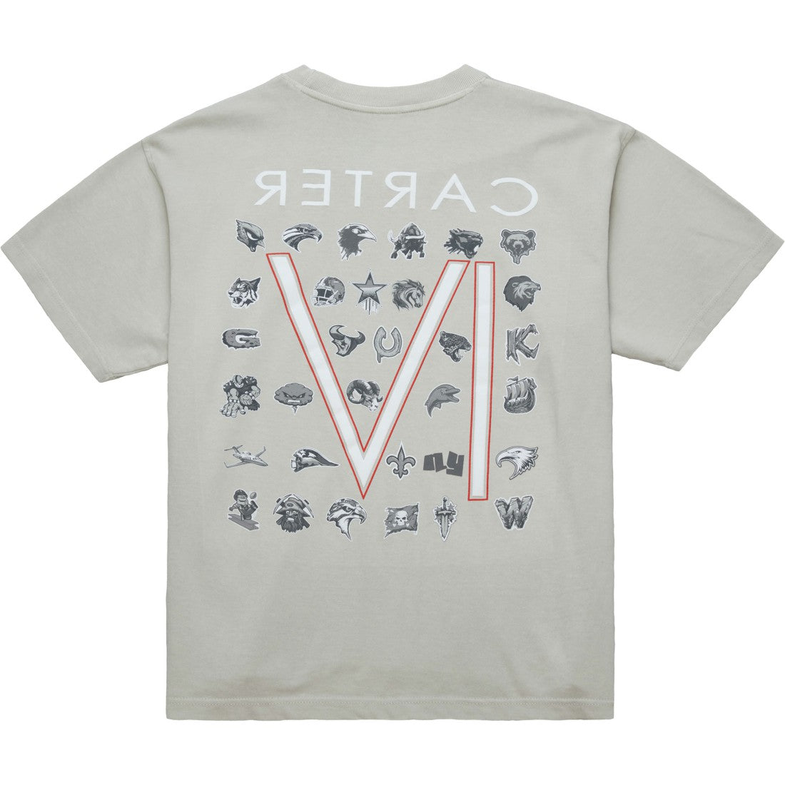 Mitchell & Ness x NFL x Lil Wayne Carter VI T-Shirt Gray