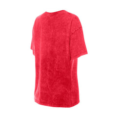 San Francisco 49ers New Era Women's Throwback Oversized T-Shirt Scarlet