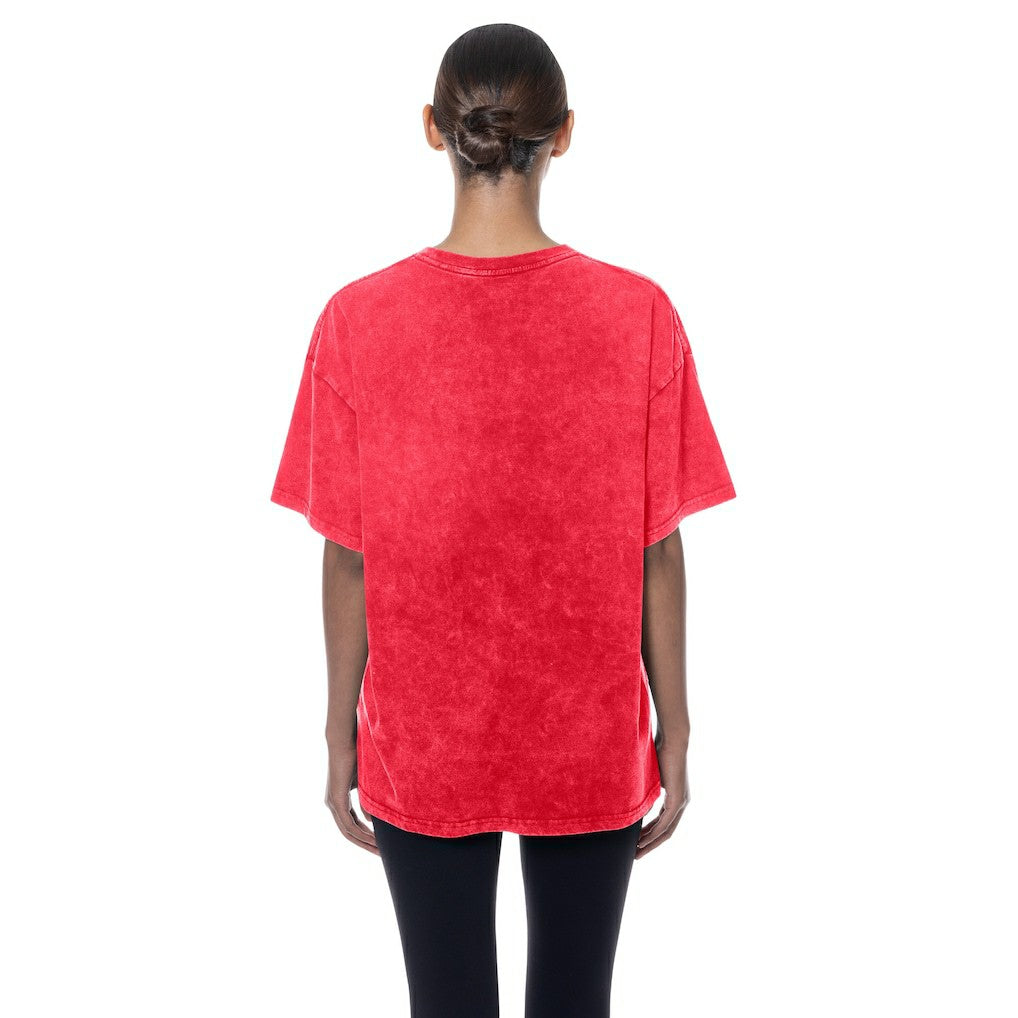 Kansas City Chiefs New Era Women's Throwback Oversized T-Shirt Red