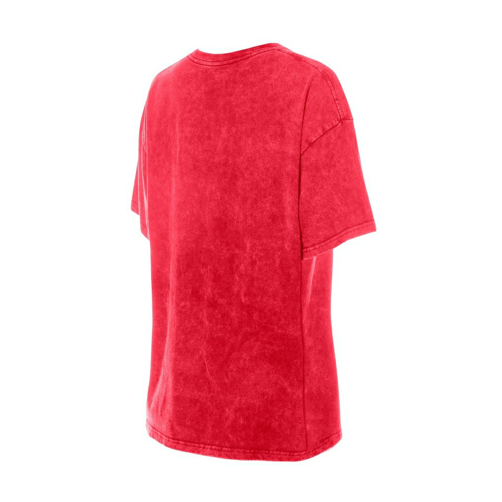 Kansas City Chiefs New Era Women's Throwback Oversized T-Shirt Red