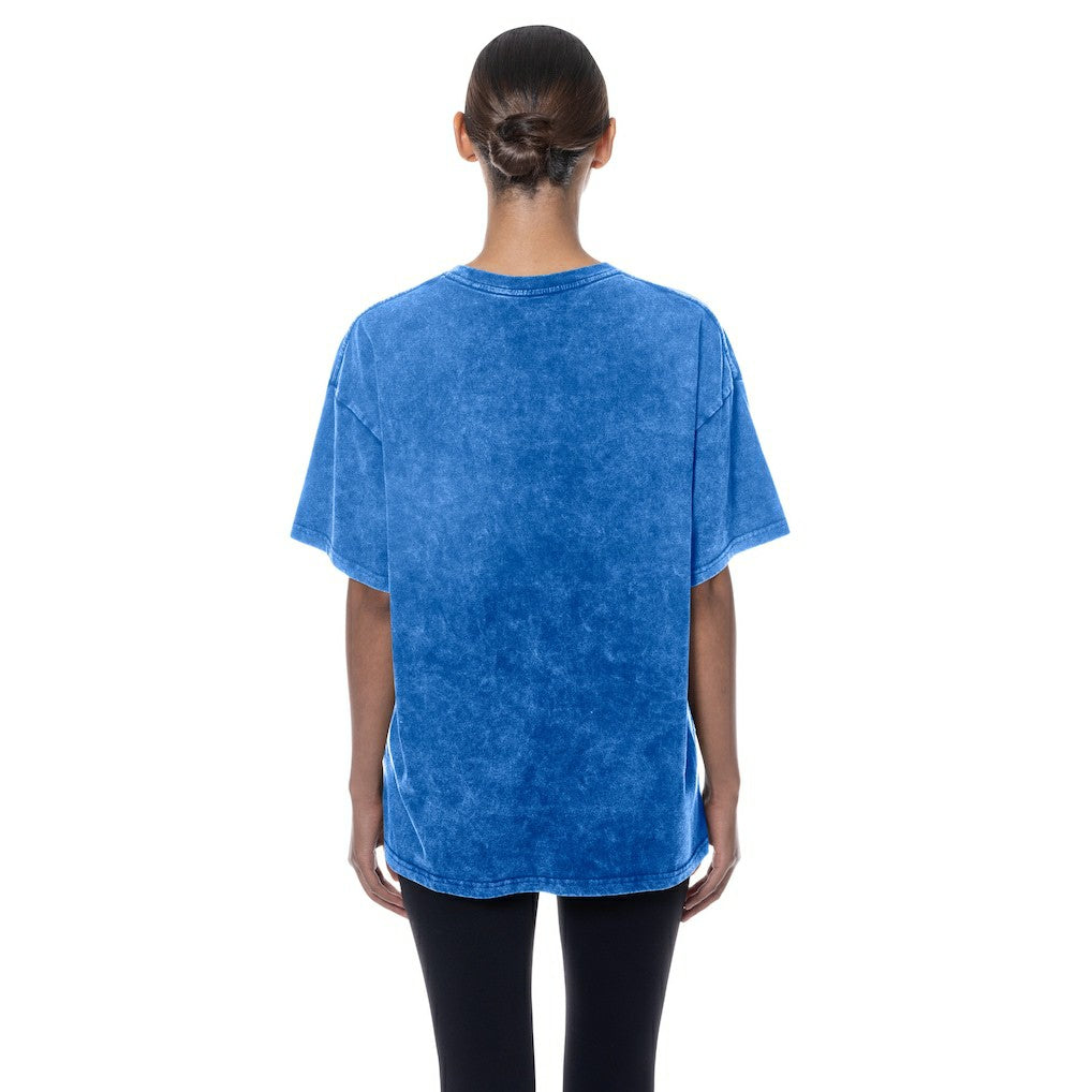 Buffalo Bills New Era Women's Throwback Oversized T-Shirt Royal