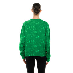 Philadelphia Eagles New Era Women's Throwback Oversized Boxy Sweatshirt Kelly Green