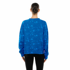 Buffalo Bills New Era Women's Throwback Oversized Boxy Sweatshirt Royal