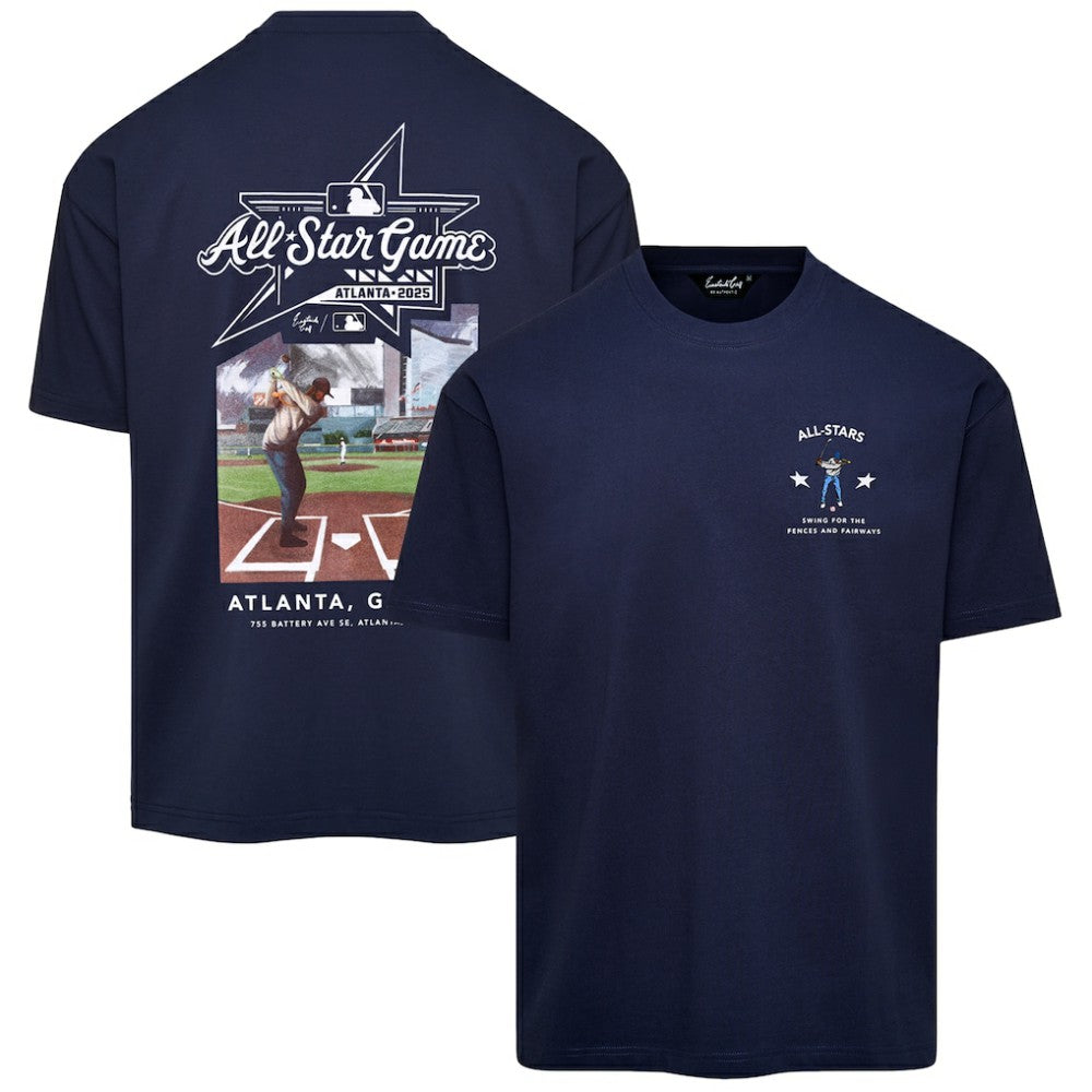 Atlanta Braves Eastside Golf 2025 MLB All-Star Game Stadium T-Shirt - Navy - MLB on Sale
