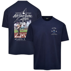 Atlanta Braves Eastside Golf 2025 MLB All-Star Game Stadium T-Shirt - Navy - MLB on Sale