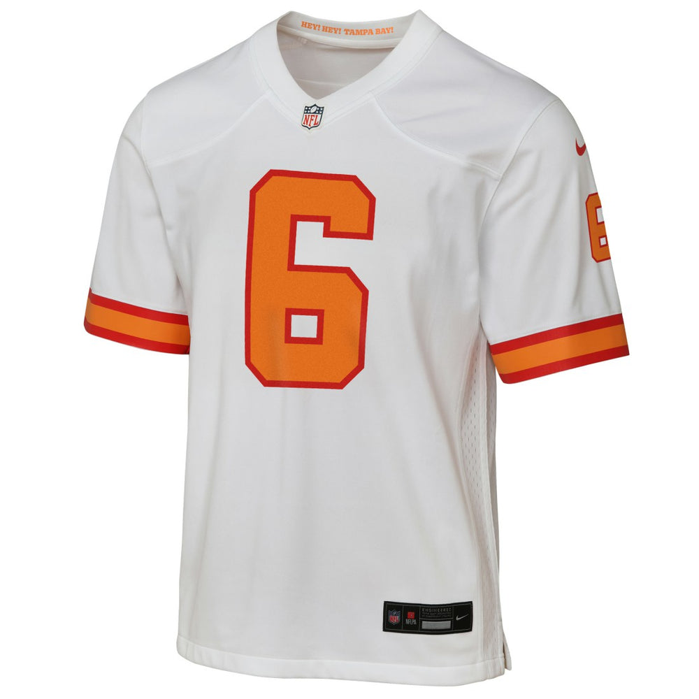 Baker Mayfield '76 Tampa Bay Buccaneers Youth Game Jersey White