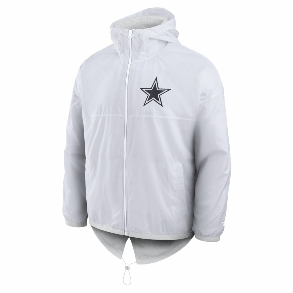 Fanatics Dallas Cowboys Type Play Down Full-Zip Jacket White