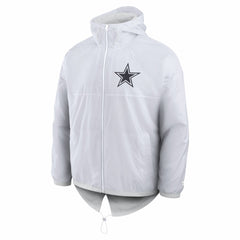 Fanatics Dallas Cowboys Type Play Down Full-Zip Jacket White