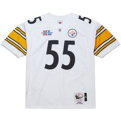 Mitchell & Ness Joey Porter Pittsburgh Steelers 2005 Authentic Throwback Retired Player Jersey White