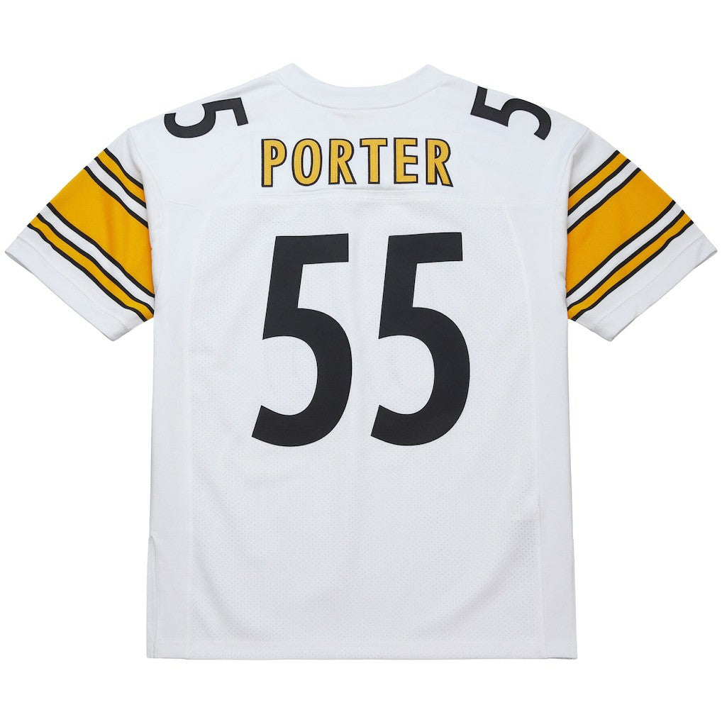 Mitchell & Ness Joey Porter Pittsburgh Steelers 2005 Authentic Throwback Retired Player Jersey White