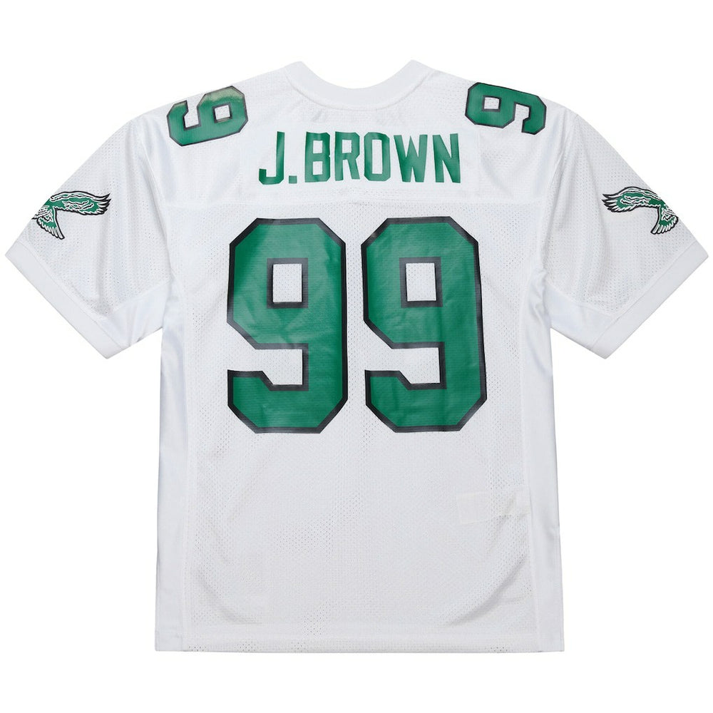 Mitchell & Ness Jerome Brown Philadelphia Eagles 1991 Authentic Throwback Retired Player Jersey White