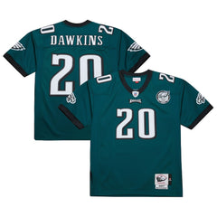 Mitchell & Ness Brian Dawkins Philadelphia Eagles 2007 Authentic Throwback Retired Player Jersey Green