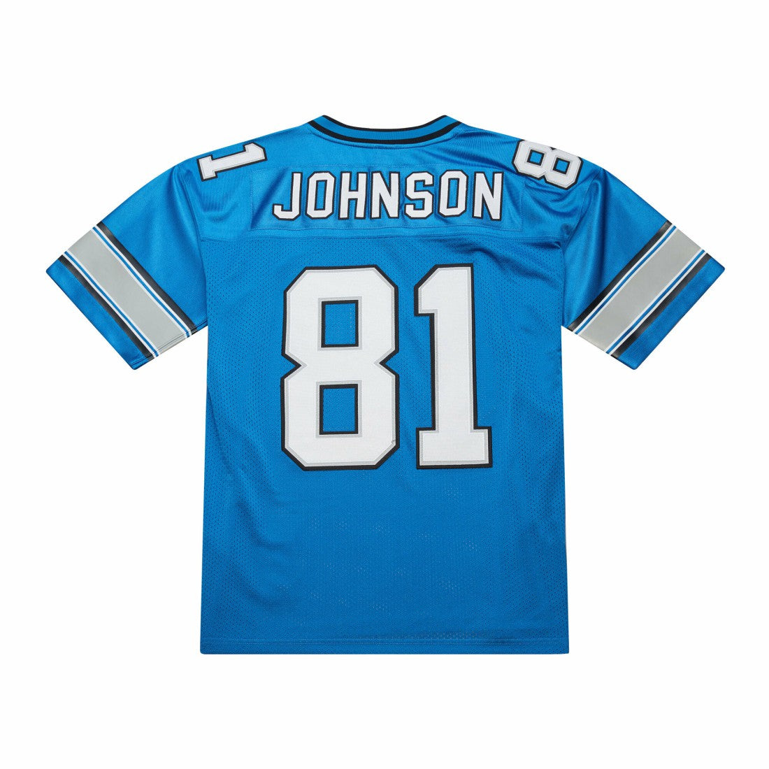 Mitchell & Ness Calvin Johnson Detroit Lions 2007 Authentic Throwback Retired Player Jersey Blue
