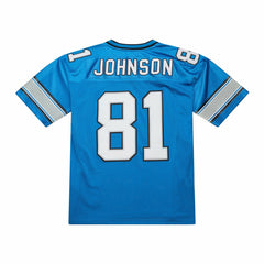 Mitchell & Ness Calvin Johnson Detroit Lions 2007 Authentic Throwback Retired Player Jersey Blue