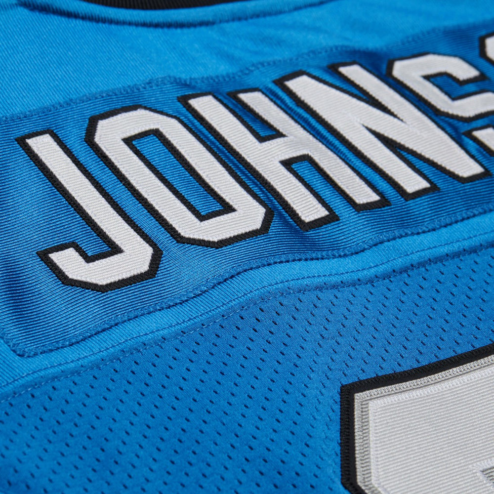Mitchell & Ness Calvin Johnson Detroit Lions 2007 Authentic Throwback Retired Player Jersey Blue