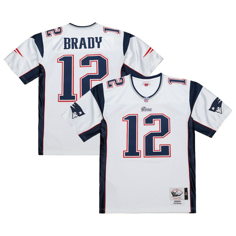 Mitchell & Ness Tom Brady New England Patriots 2000 Authentic Jersey White