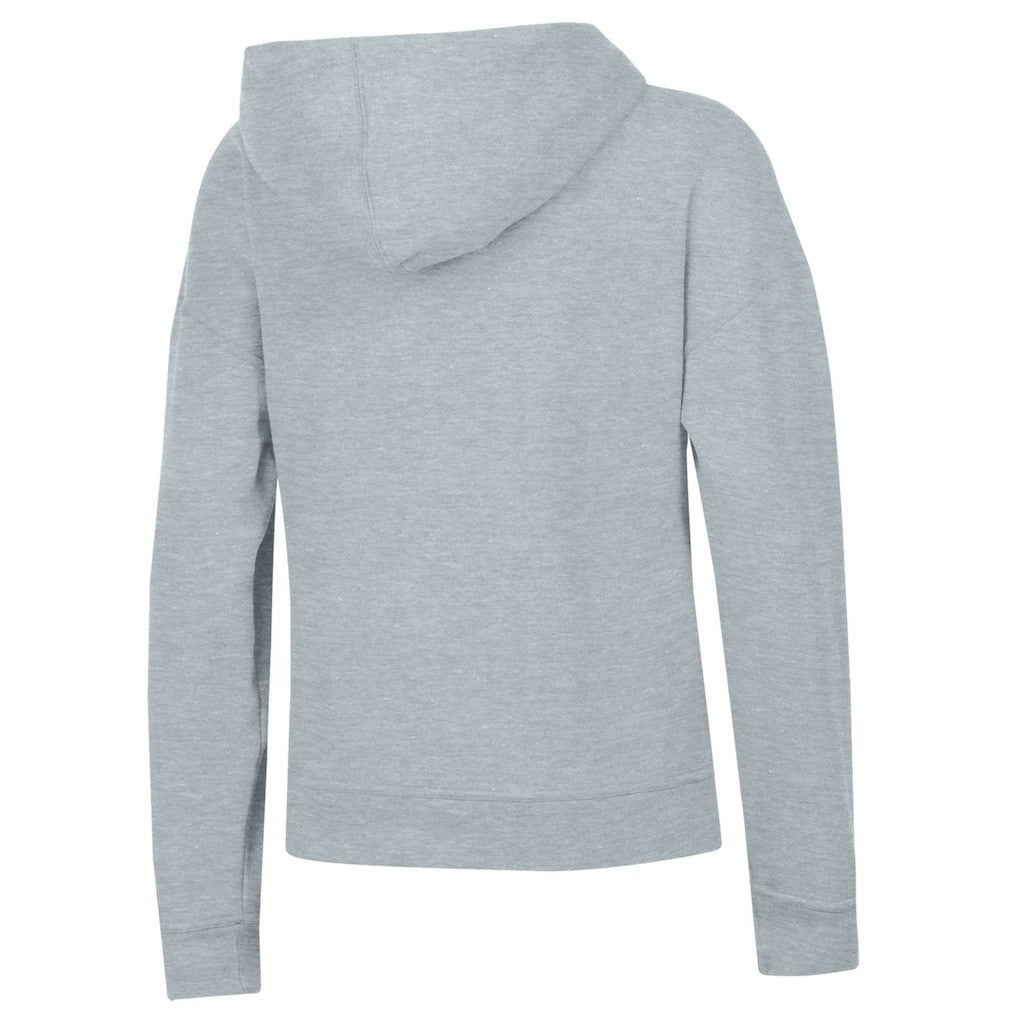 Denver Broncos Champion Women's Powerblend Hoodie Heather Gray