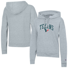 Houston Texans Champion Women's Powerblend Hoodie Heather Gray