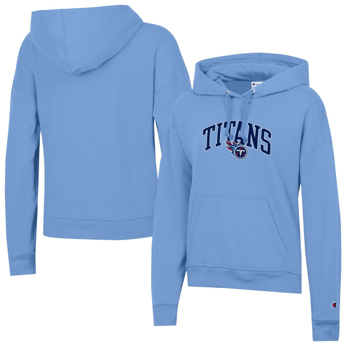 Tennessee Titans Champion Women's Powerblend Hoodie Light Blue