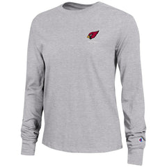 Arizona Cardinals Champion Women's Core Long-Sleeve T-Shirt Heather Gray