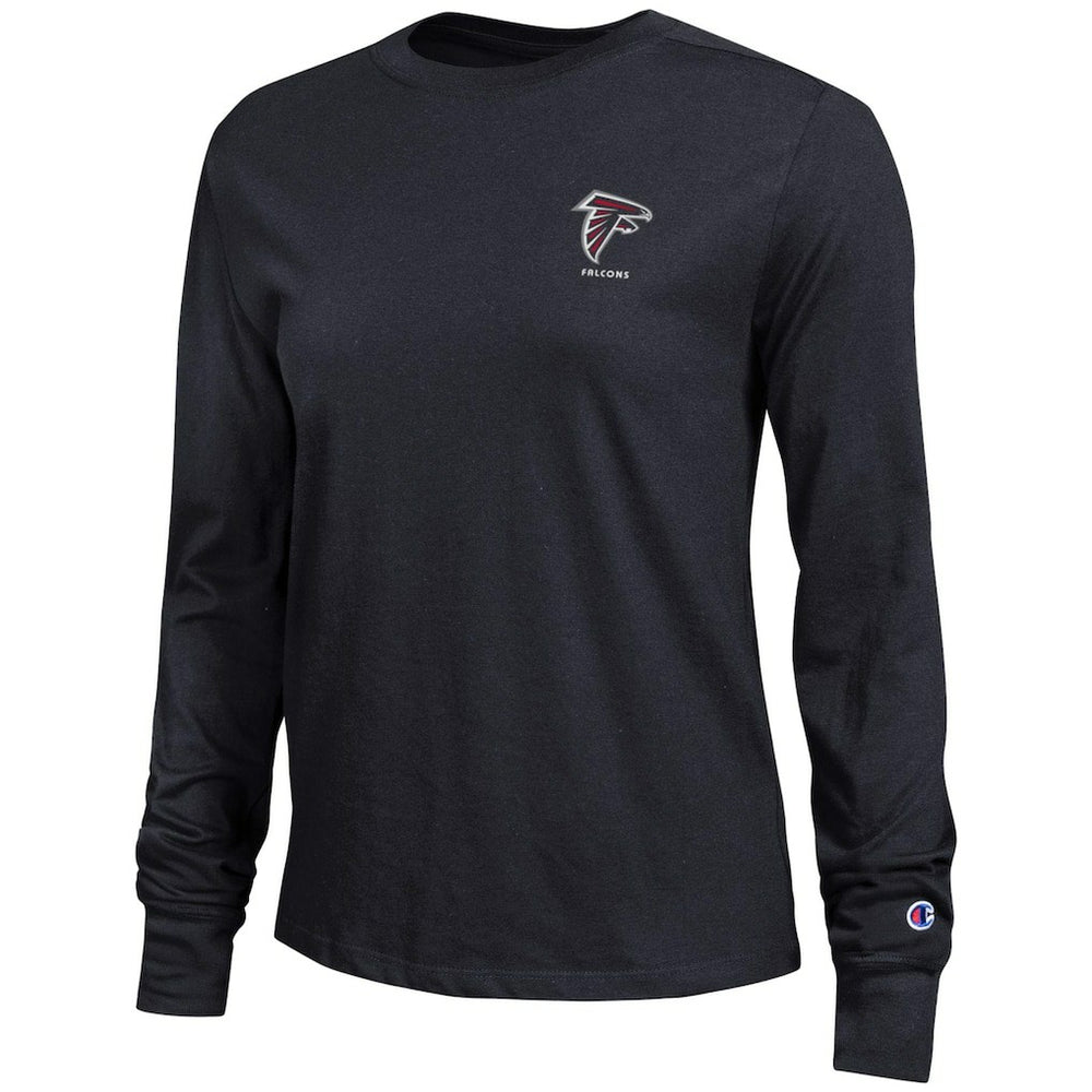 Atlanta Falcons Champion Women's Core Long-Sleeve T-Shirt Black