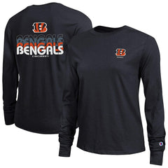 Cincinnati Bengals Champion Women's Core Long-Sleeve T-Shirt Black