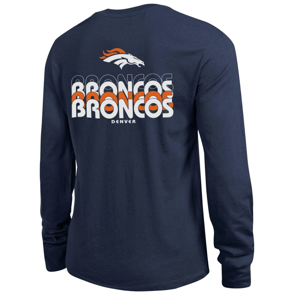 Denver Broncos Champion Women's Core Long-Sleeve T-Shirt Navy