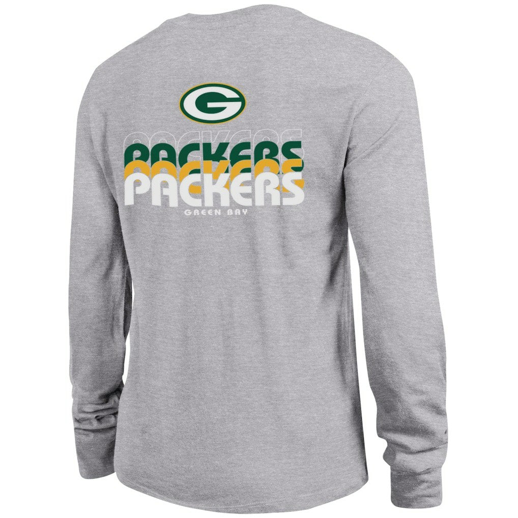 Green Bay Packers Champion Women's Core Long-Sleeve T-Shirt Heather Gray