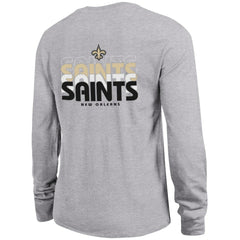 New Orleans Saints Champion Women's Core Long-Sleeve T-Shirt Heather Gray