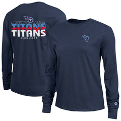 Tennessee Titans Champion Women's Core Long-Sleeve T-Shirt Navy