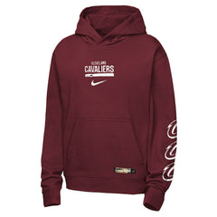 Cleveland Cavaliers Youth Courtside Club Premiere Hoodie for sale Wine | Nike US