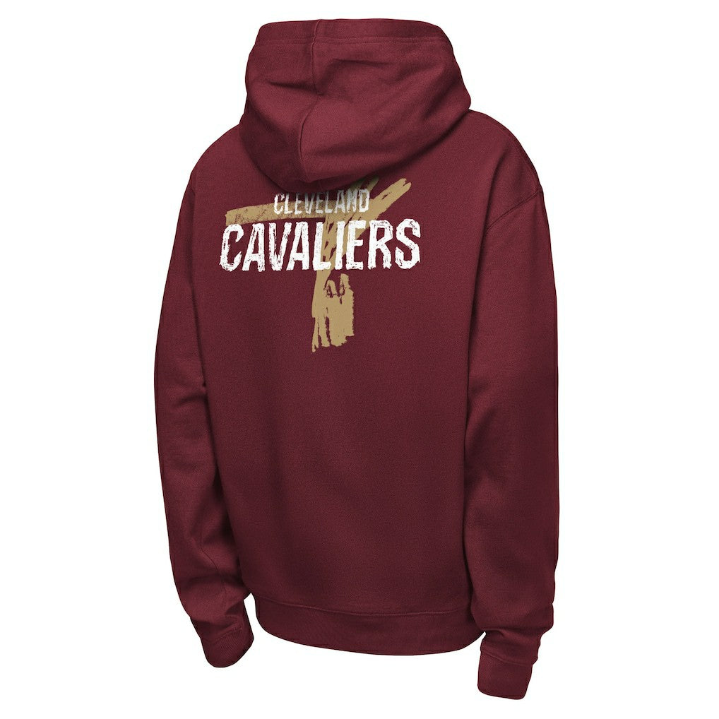 Cleveland Cavaliers Youth Courtside Club Premiere Hoodie for sale Wine | Nike US