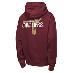 Cleveland Cavaliers Youth Courtside Club Premiere Hoodie for sale Wine | Nike US