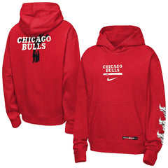Chicago Bulls Youth Courtside Club Premiere Hoodie Red | Nike for sale