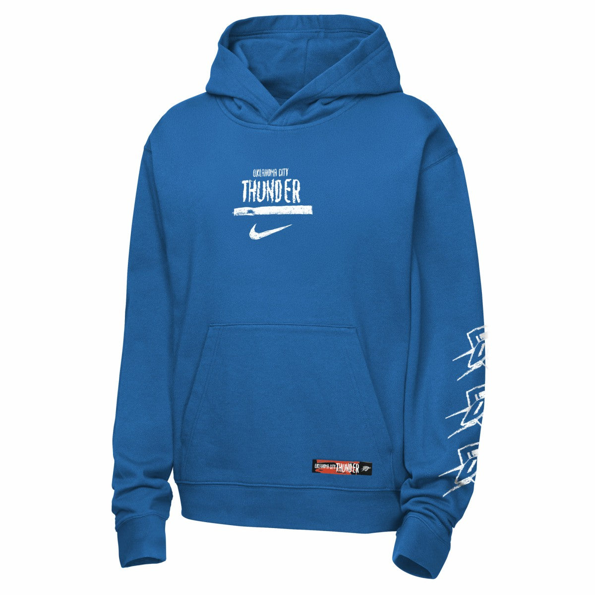 Oklahoma City Thunder Youth Courtside Club Premiere Hoodie Blue | Nike discount