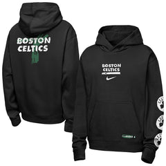 Boston Celtics Youth Courtside Club Premiere Hoodie Black | Nike for sale