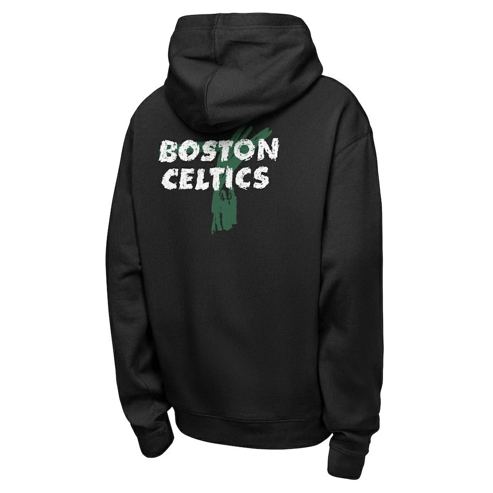 Boston Celtics Youth Courtside Club Premiere Hoodie Black | Nike for sale