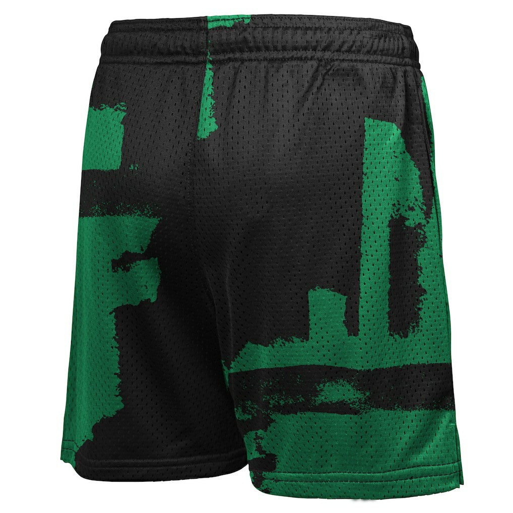 Boston Celtics Youth Courtside Pro Shot Dri-FIT Mesh Practice Shorts Black/Kelly Green | Nike outlet