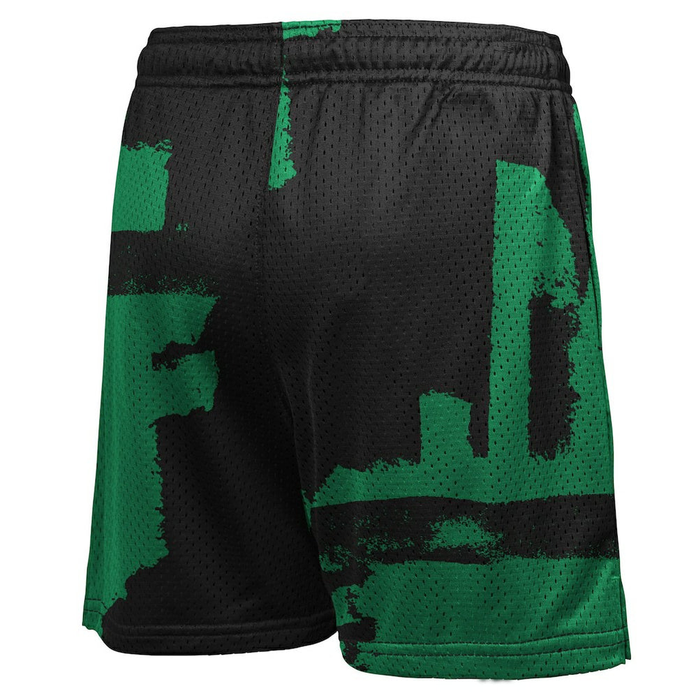 Boston Celtics Youth Courtside Pro Shot Dri-FIT Mesh Practice Shorts Black/Kelly Green | Nike outlet