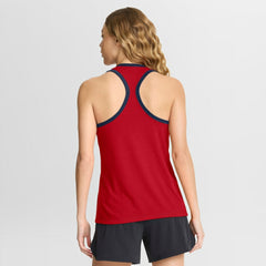 Minnesota Twins Nike Women's Tri-Blend Dri-FIT Racerback Tank Top - Red - Nike Lifestyle