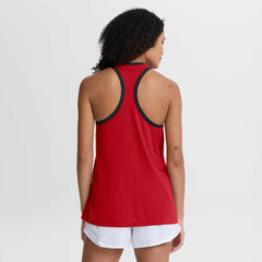 Cincinnati Reds Nike Women's Tri-Blend Dri-FIT Racerback Tank Top - Red - Nike Lifestyle