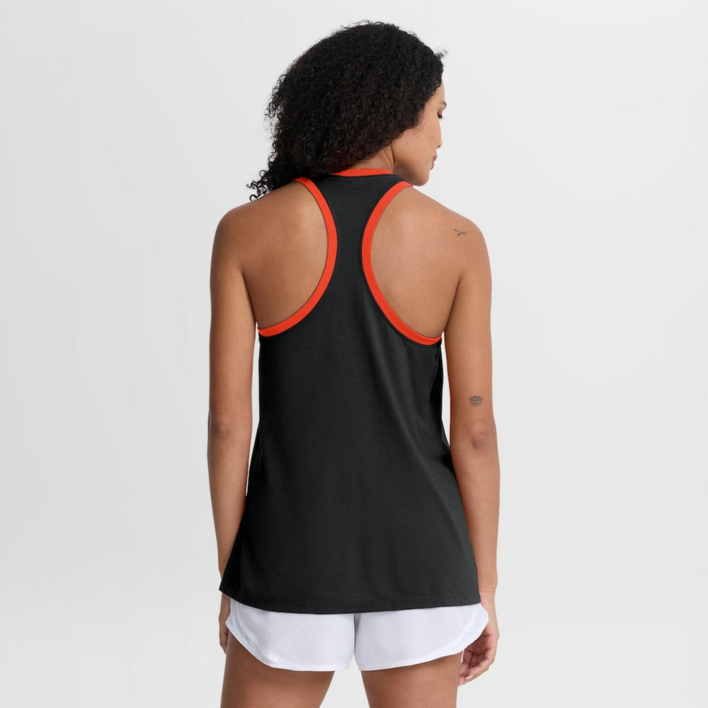 Baltimore Orioles Nike Women's Tri-Blend Dri-FIT Racerback Tank Top - Black - Nike Lifestyle