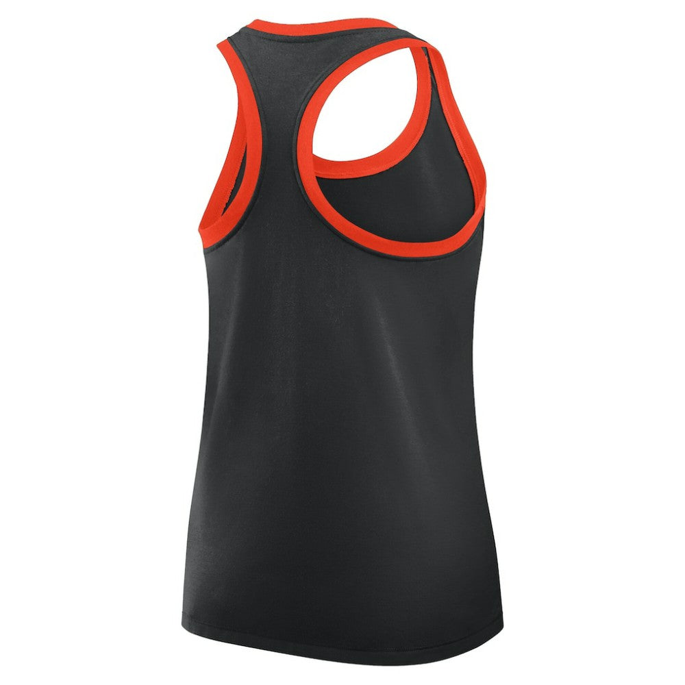 Baltimore Orioles Nike Women's Tri-Blend Dri-FIT Racerback Tank Top - Black - Nike Lifestyle