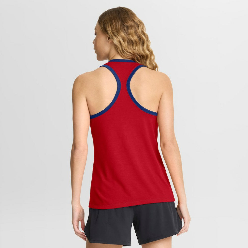 Texas Rangers Nike Women's Tri-Blend Dri-FIT Racerback Tank Top - Red - Nike Discount
