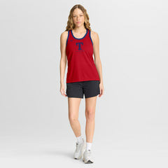 Texas Rangers Nike Women's Tri-Blend Dri-FIT Racerback Tank Top - Red - Nike Discount