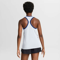 Los Angeles Dodgers Nike Women's Tri-Blend Dri-FIT Racerback Tank Top - White - Nike Lifestyle