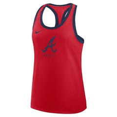 Atlanta Braves Nike Women's Tri-Blend Dri-FIT Racerback Tank Top - Red - Nike on Sale